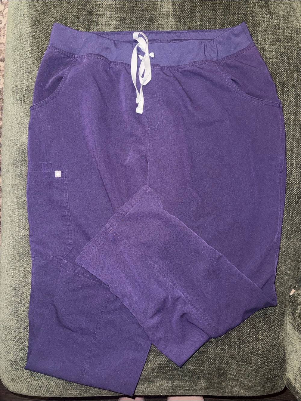 FIGS W Purple Jam Kade Cargo Scrub Pants - XL - Purple Jam